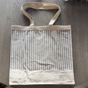 SOHO HOUSE Striped Canvas Tote Bag